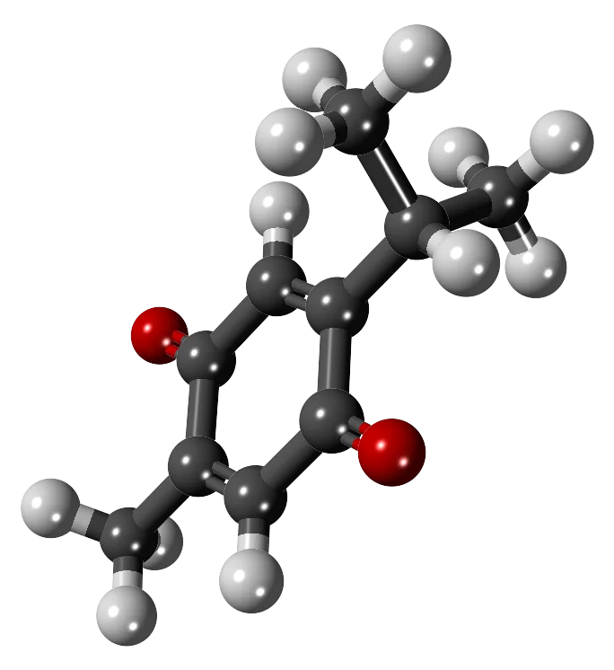 Thymoquinone_-_3D_-_Ball-and-stick_Model